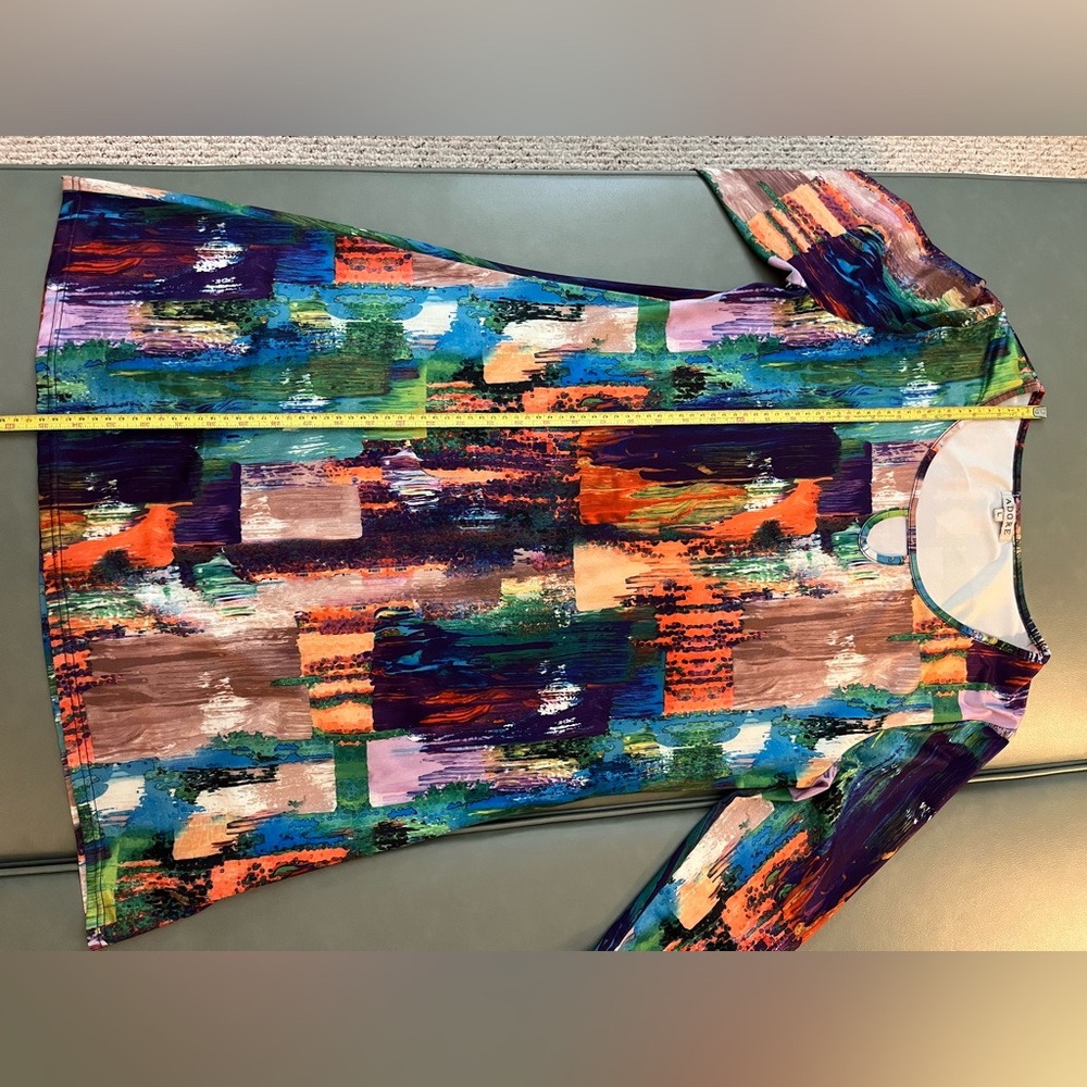 Adore Multicolor Abstract Dress - Picture 4 of 5